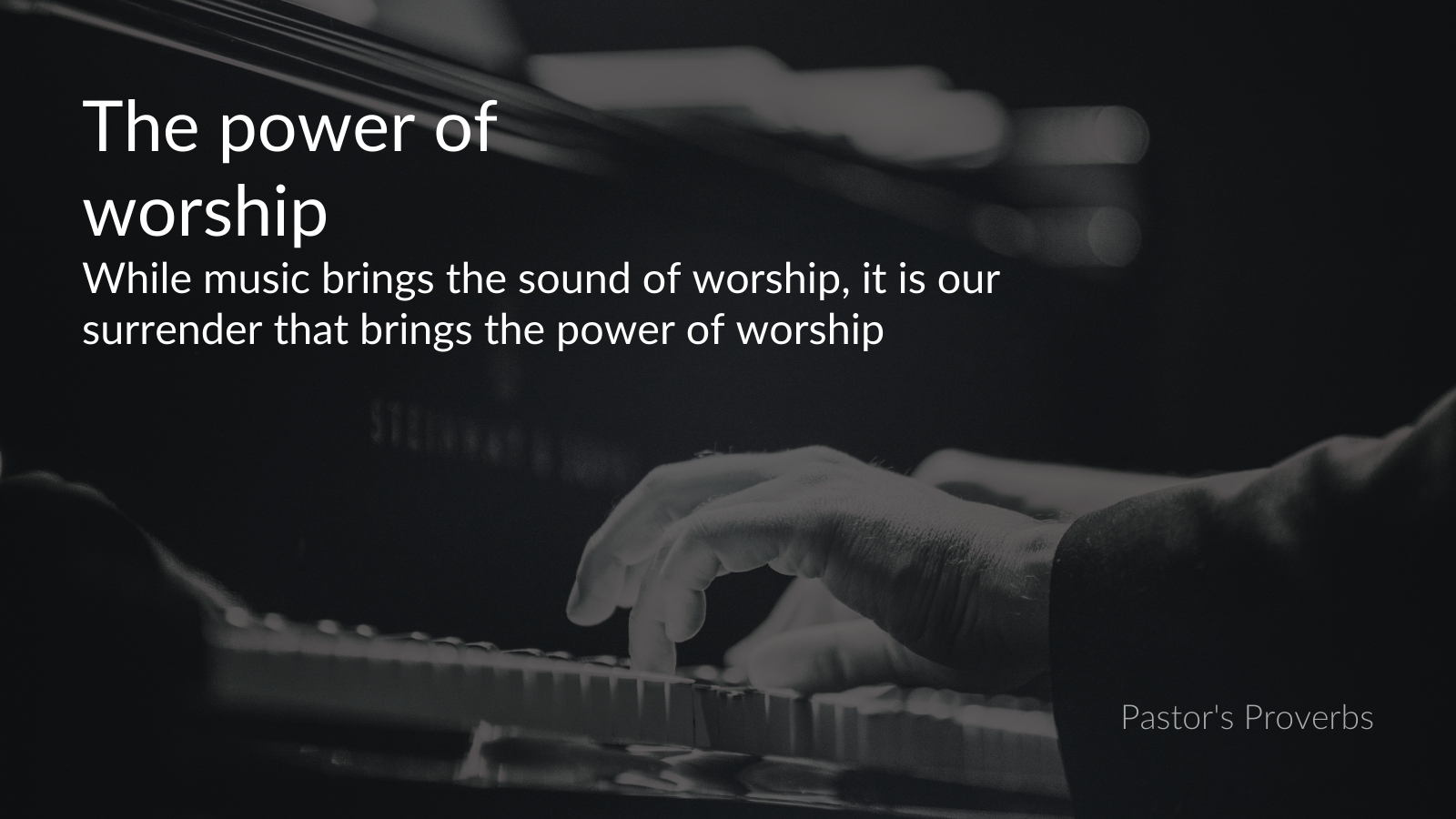 The power of worship